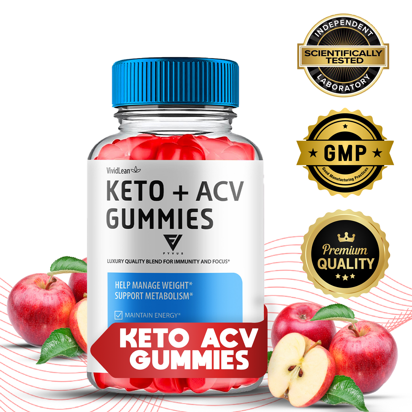 Vivid Lean Keto ACV Gummies