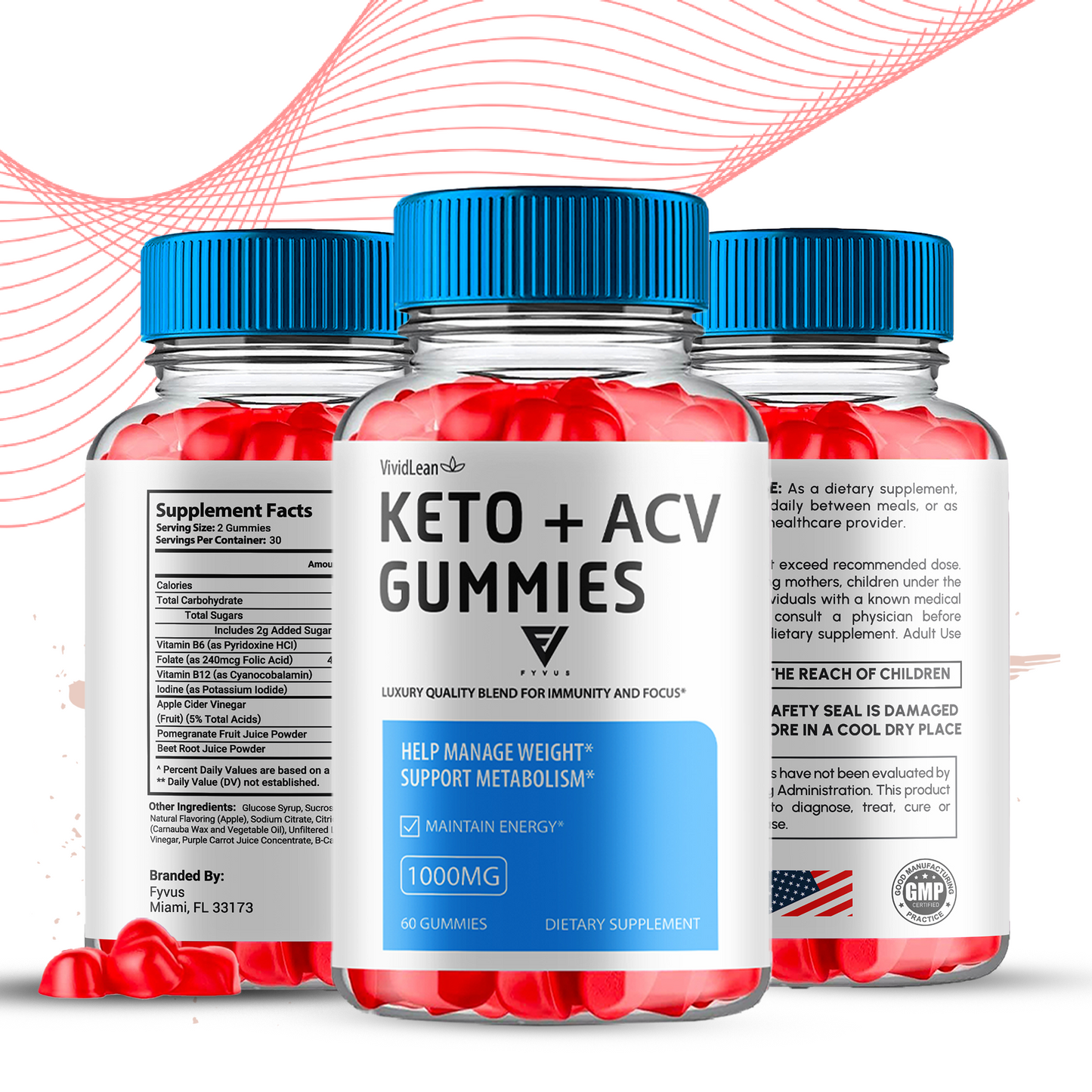 Vivid Lean Keto ACV Gummies