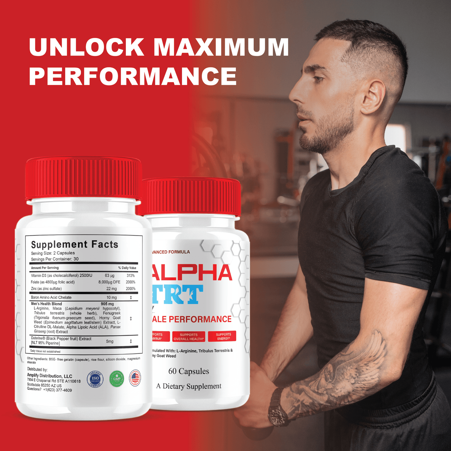 Alpha TRT Capsules - Vitamin Place - Sports Nutrition