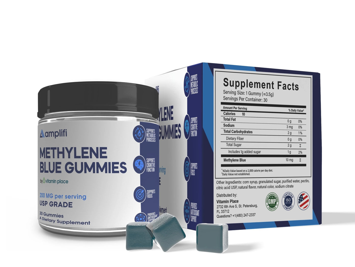 Amplifi Methylene Blue Gummies - Vitamin Place - Men's Health