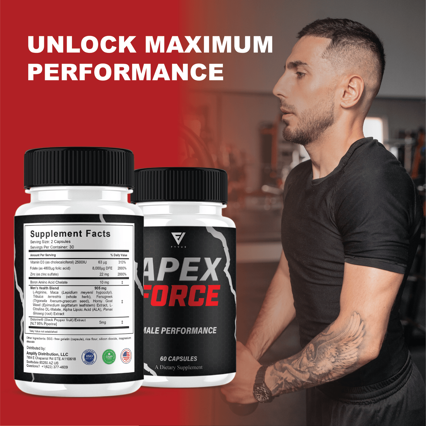 Apex Force Capsules - Vitamin Place - Men's Health