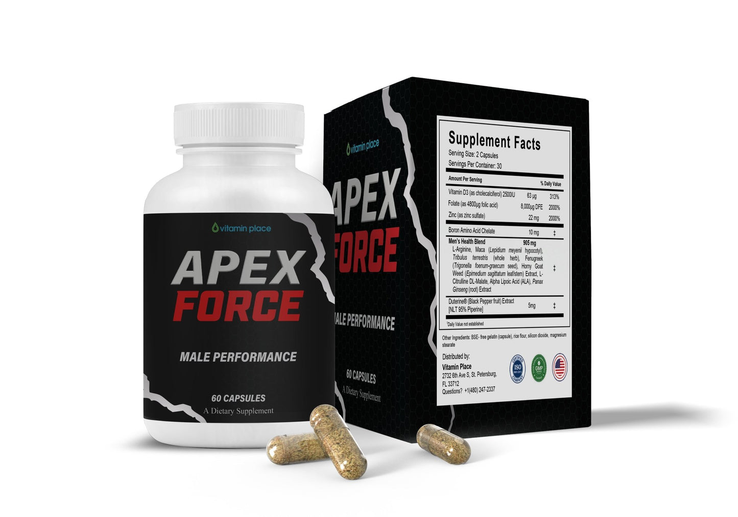 Apex Force Capsules - Vitamin Place - Men's Health