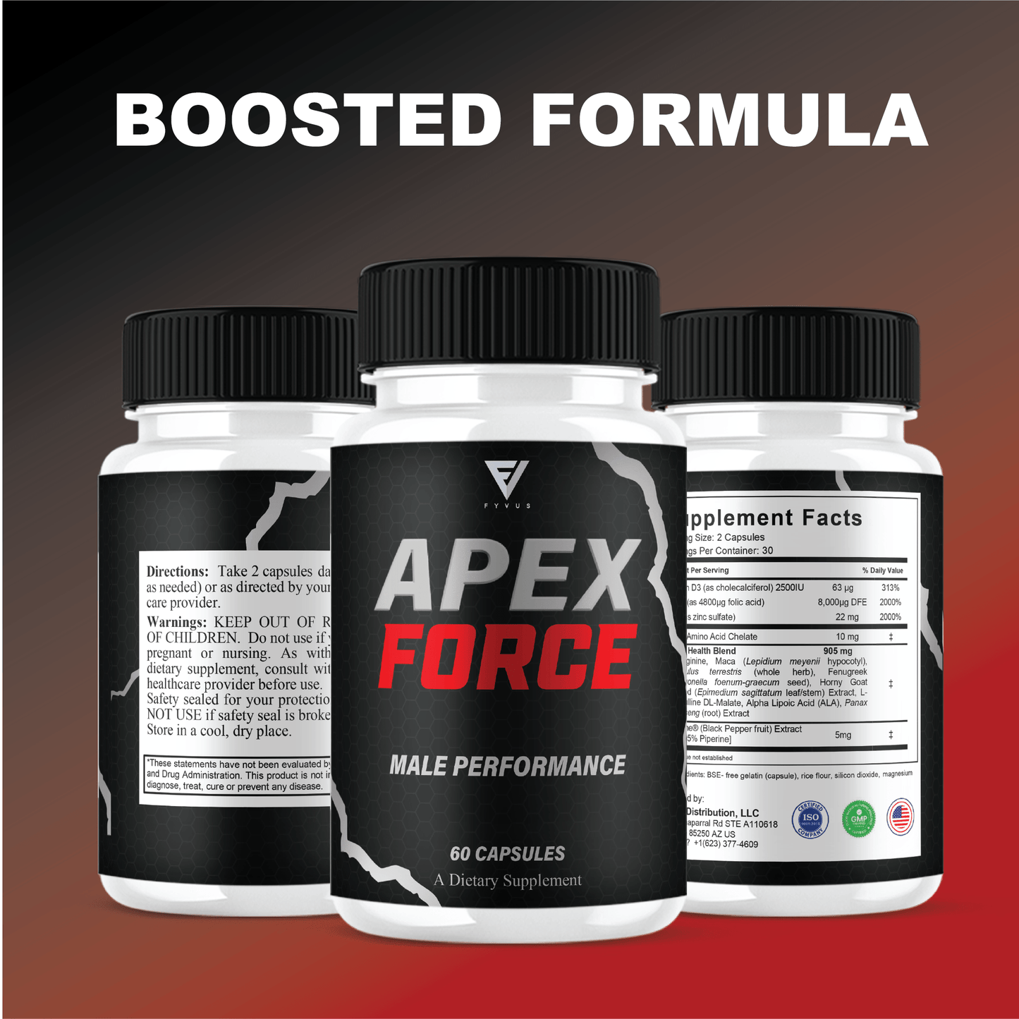 Apex Force Capsules - Vitamin Place - Men's Health