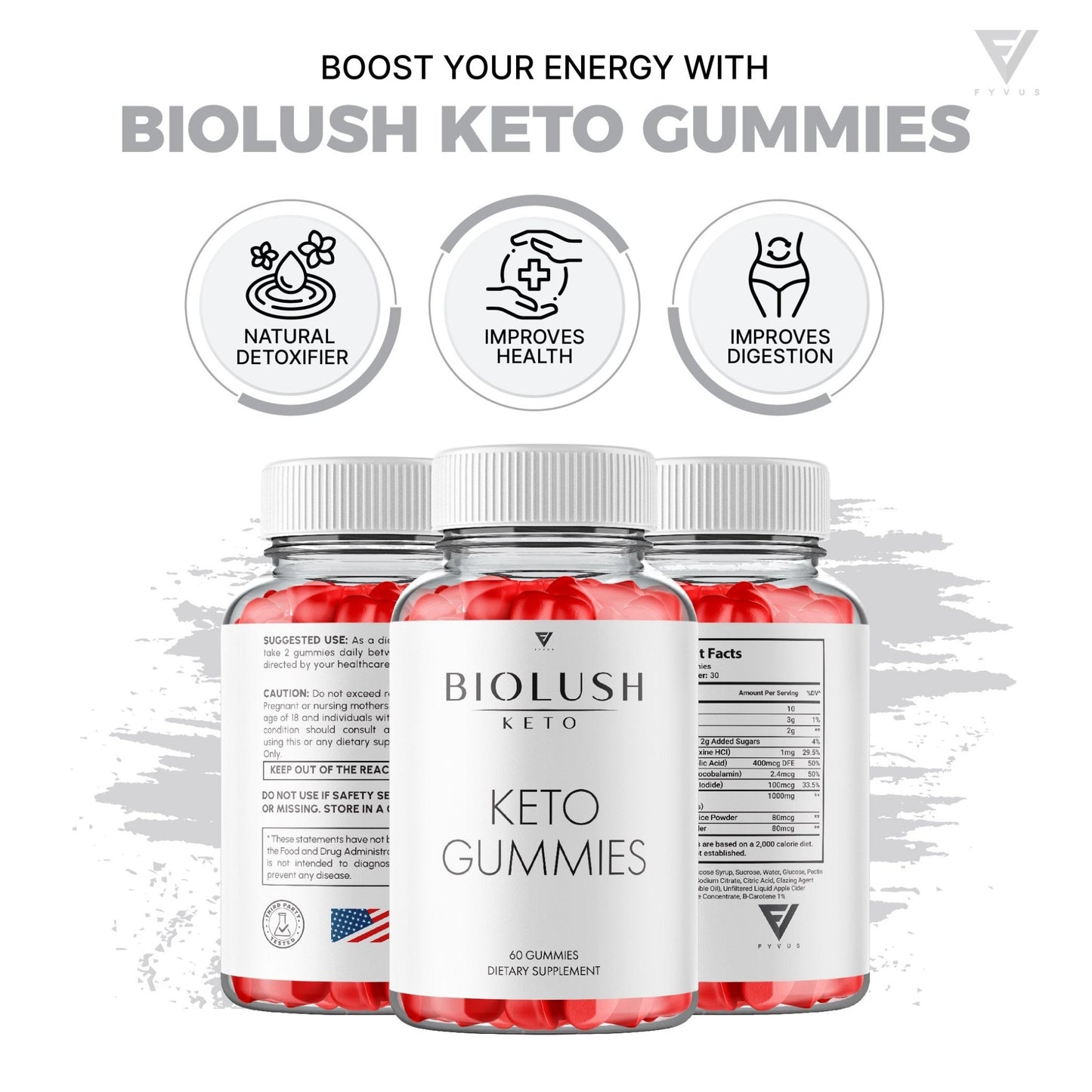 Biolush Keto - Keto ACV Gummies - Vitamin Place - Apple Cider Vinegar Gummies