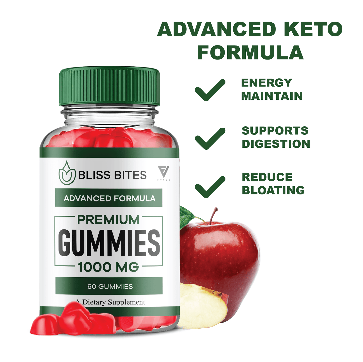 Bliss Bites Gummies - Vitamin Place - Apple Cider Vinegar Gummies