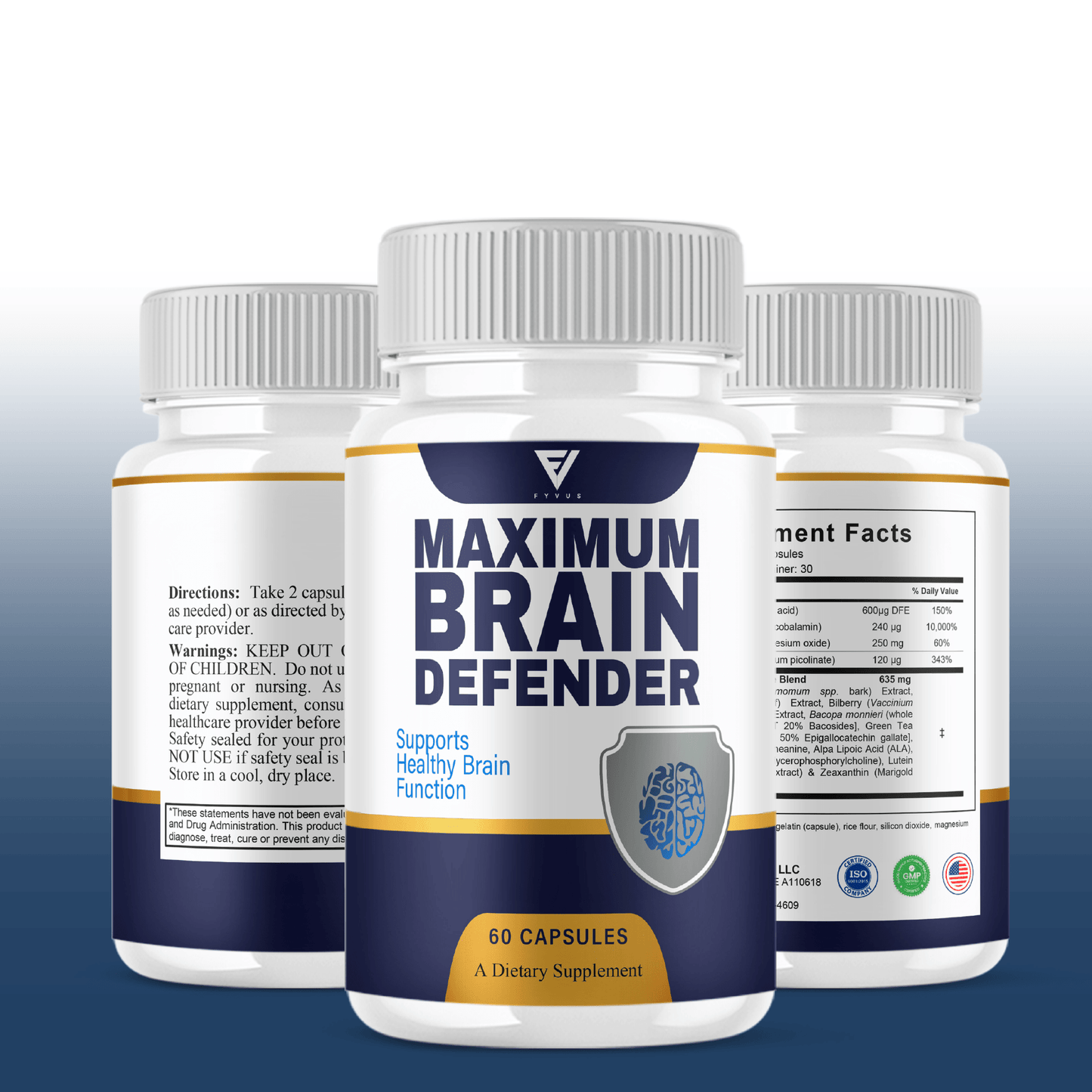 Brain Defender Capsules - Vitamin Place - Nootropic