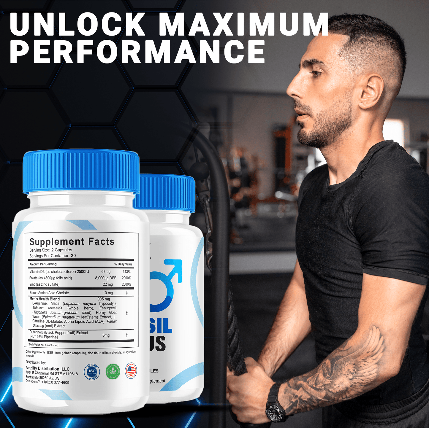 Erisil Plus Capsules - Vitamin Place - Sports Nutrition
