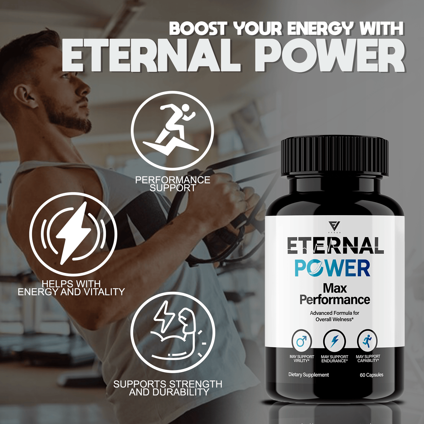 Eternal Power Capsules - Vitamin Place - Sports Nutrition