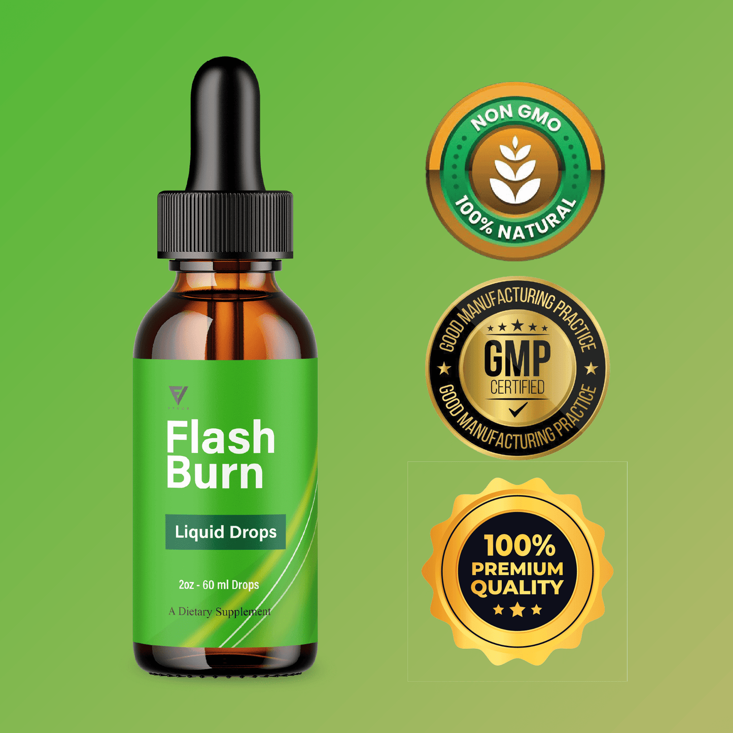Flash Burn Drops | Energy & Glycogen Support
