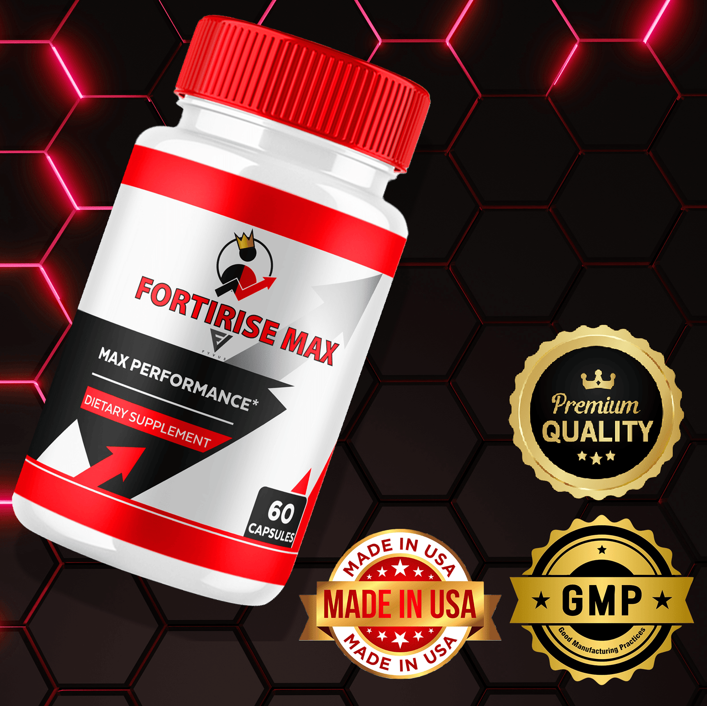 Fortirise Max Capsules - Vitamin Place - Sports Nutrition