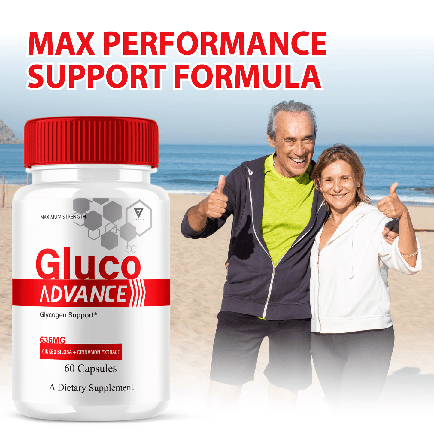 Gluco Advance Capsules - Vitamin Place - Blood Sugar Capsules