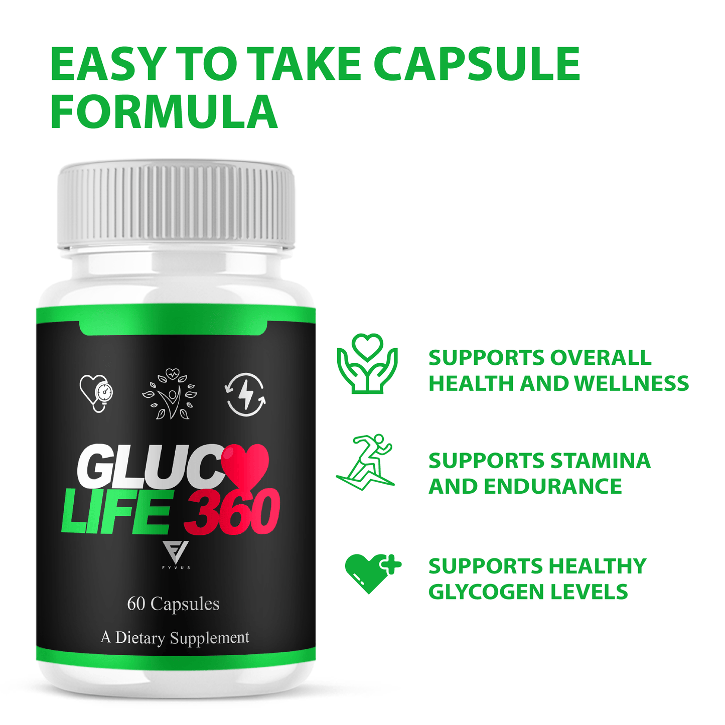 Gluco Life 360 Capsules - Vitamin Place - Blood Sugar Capsules