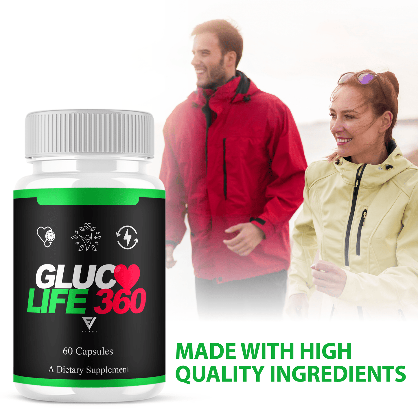 Gluco Life 360 Capsules - Vitamin Place - Blood Sugar Capsules