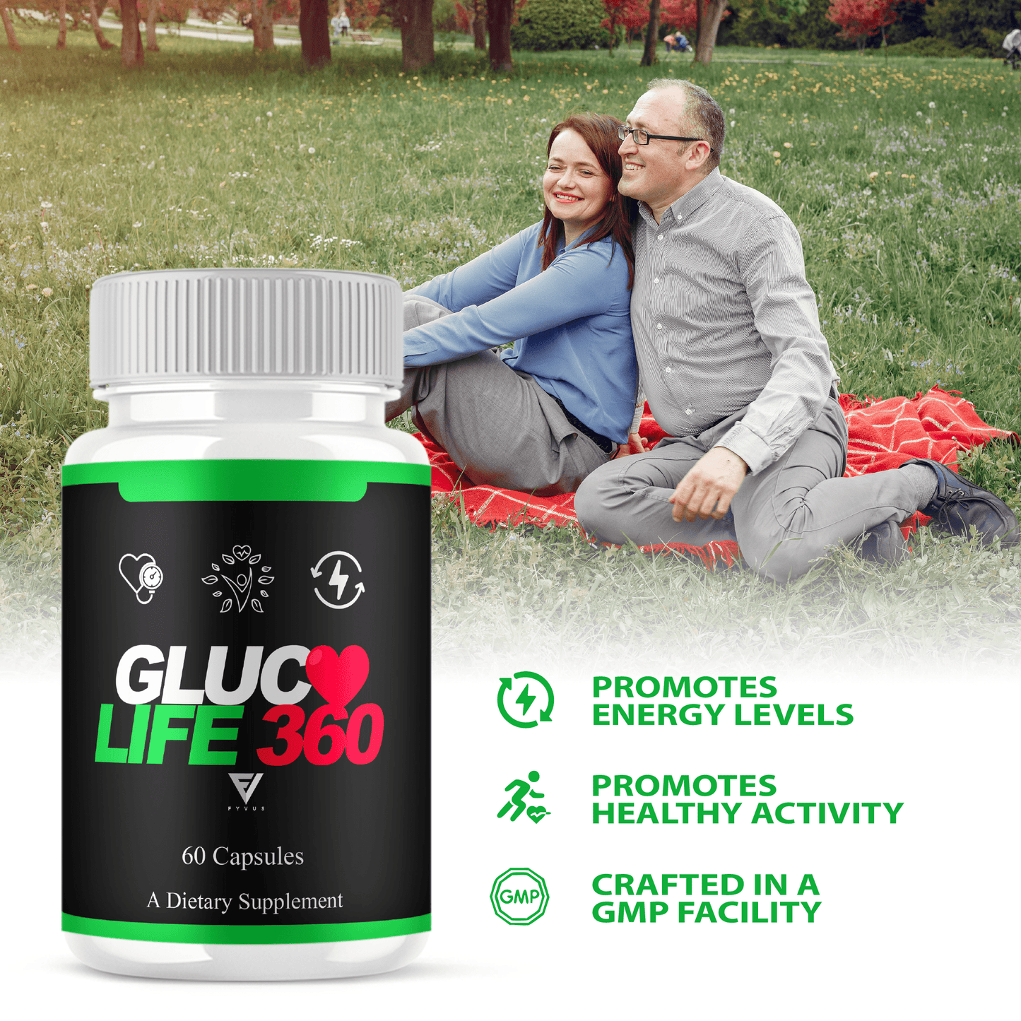 Gluco Life 360 Capsules - Vitamin Place - Blood Sugar Capsules