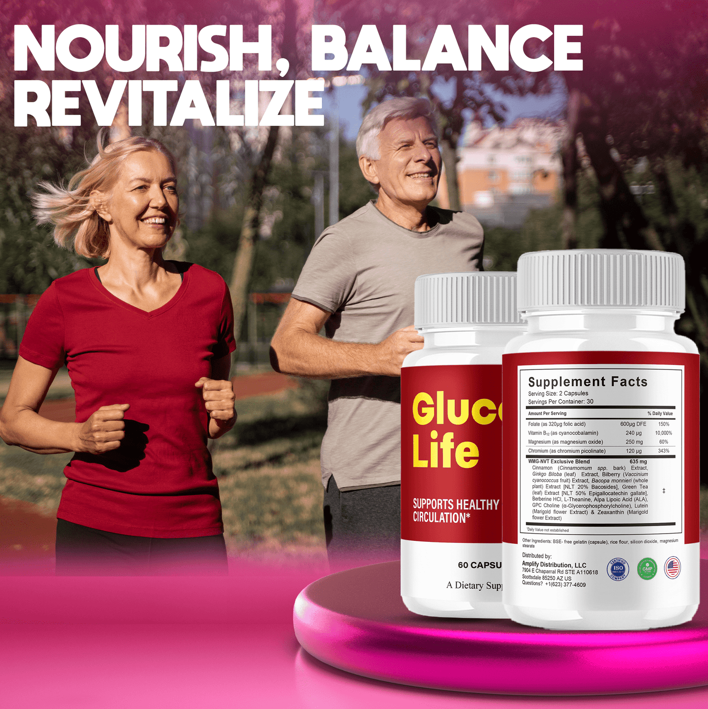Gluco Life Glycogen Capsules - Vitamin Place - Blood Sugar Capsules