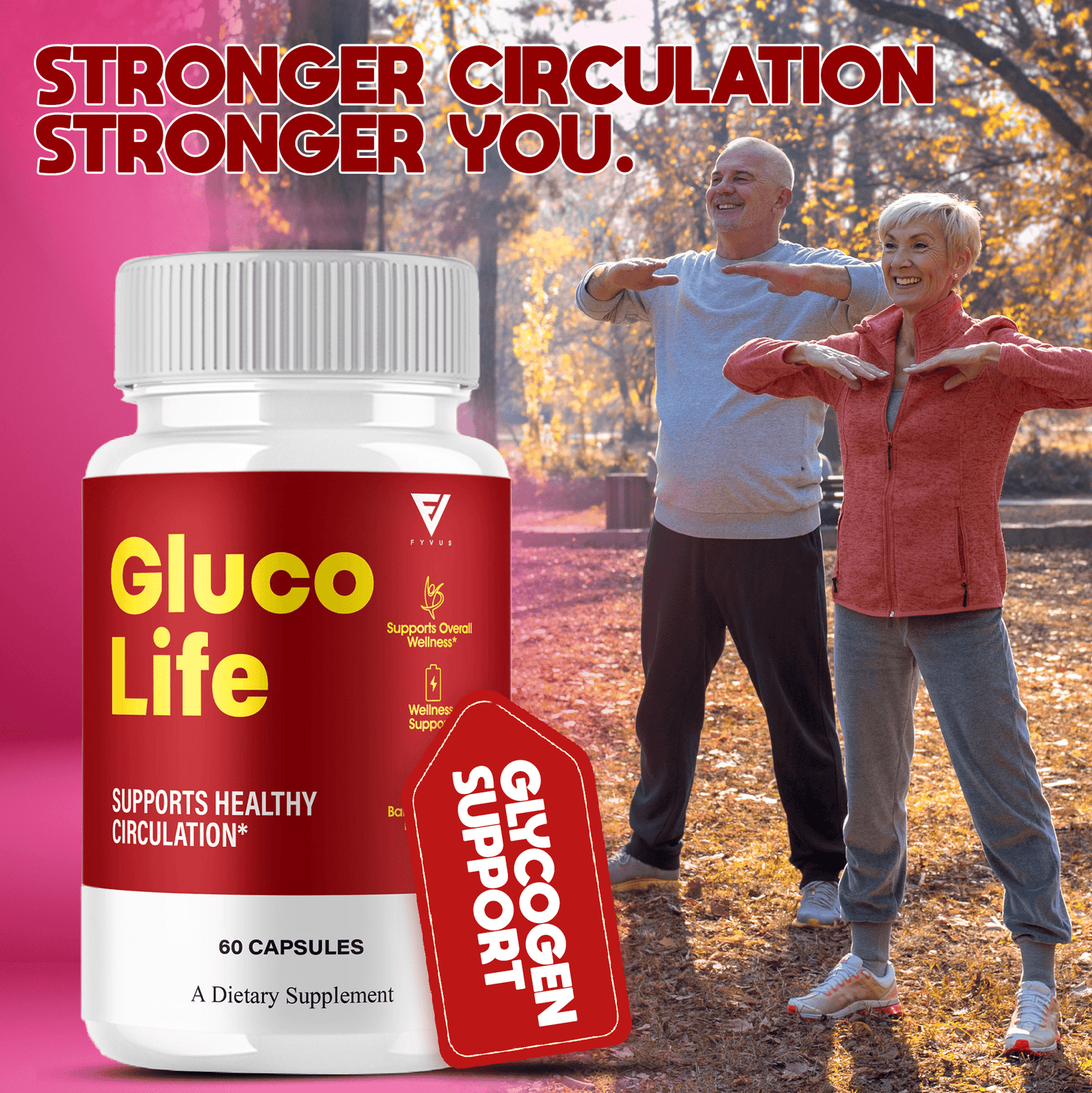 Gluco Life Glycogen Capsules - Vitamin Place - Blood Sugar Capsules