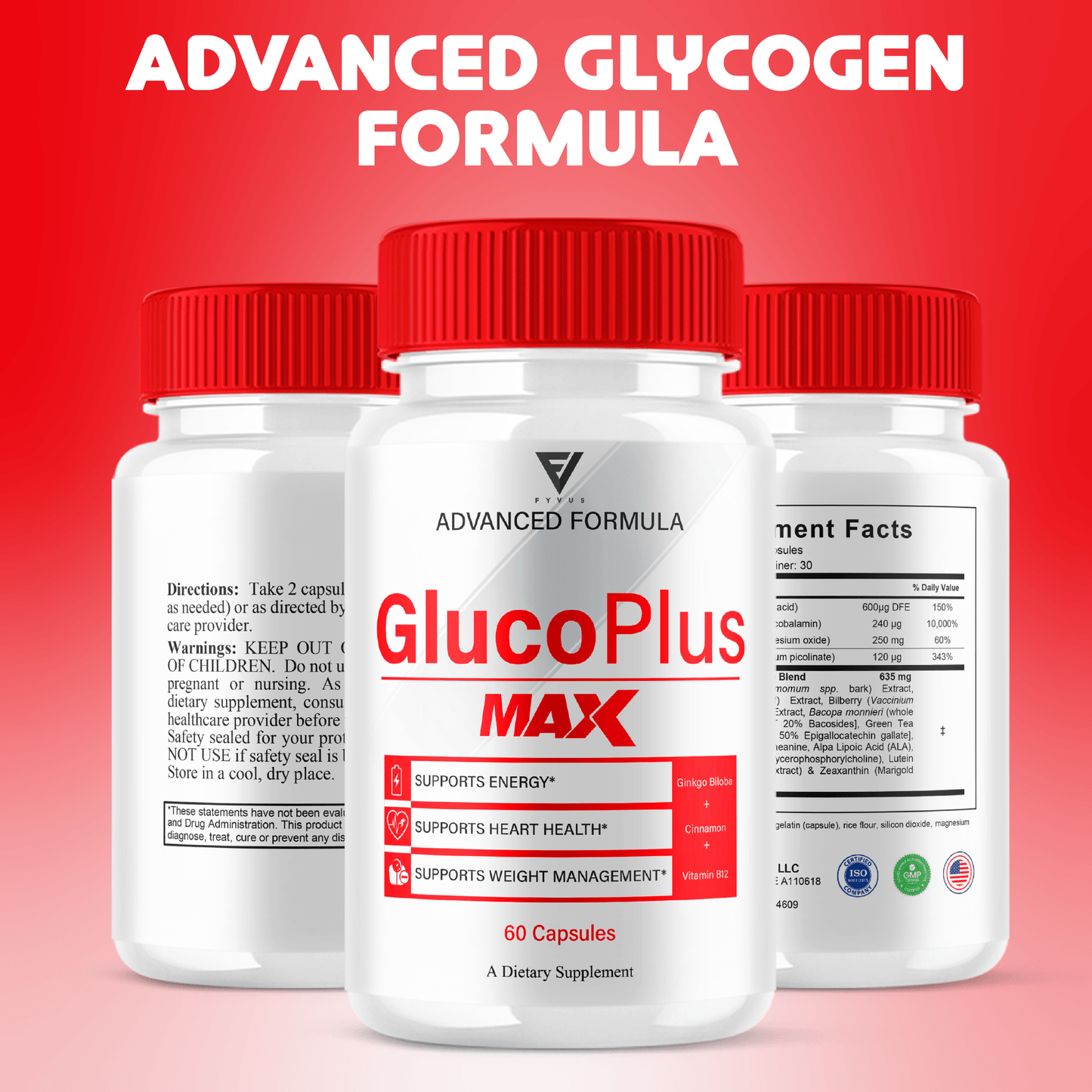 Gluco Max Pro Glycogen Support Capsules - Vitamin Place