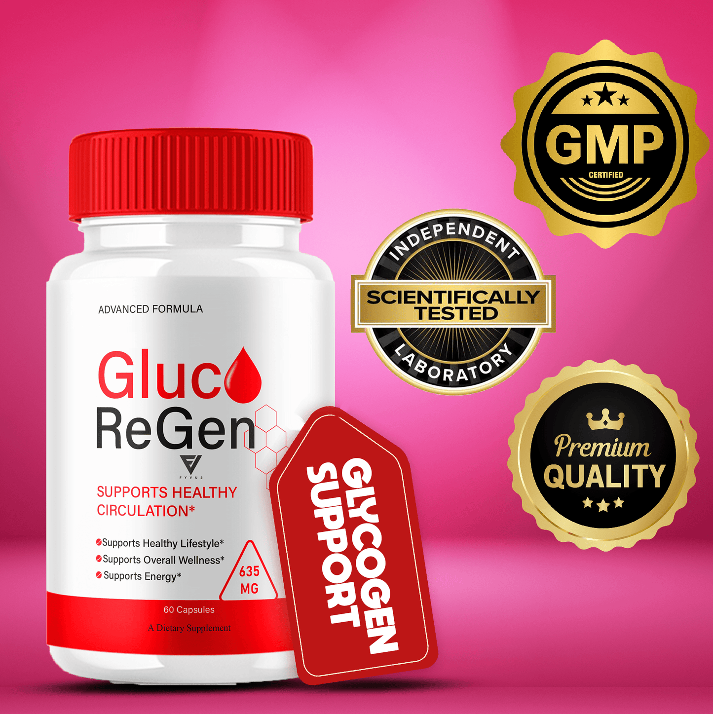 Gluco ReGen Glycogen Capsules - Vitamin Place - Blood Sugar Capsules