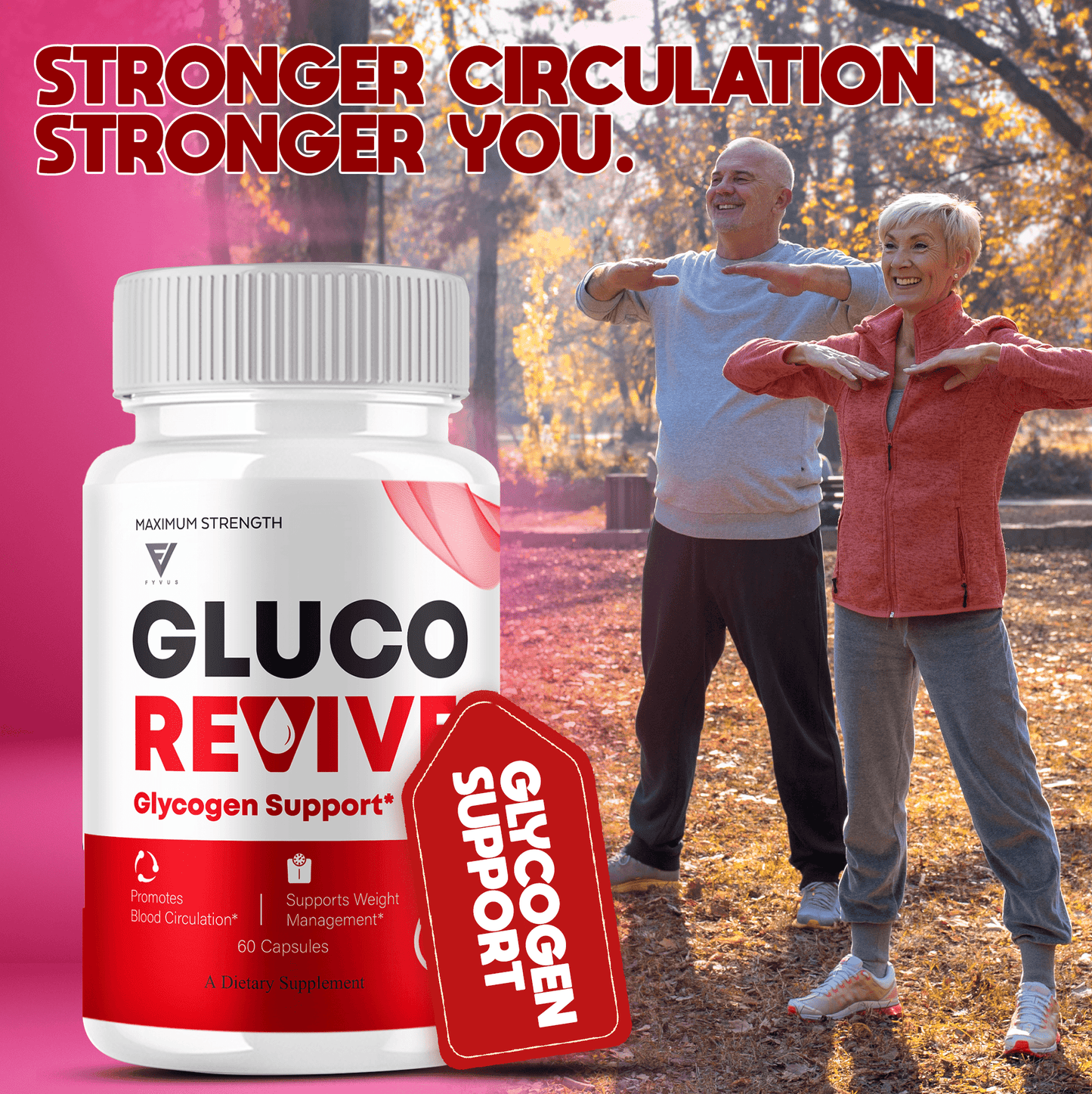 Gluco Revive Glycogen Support Capsules - Vitamin Place - Blood Sugar Capsules