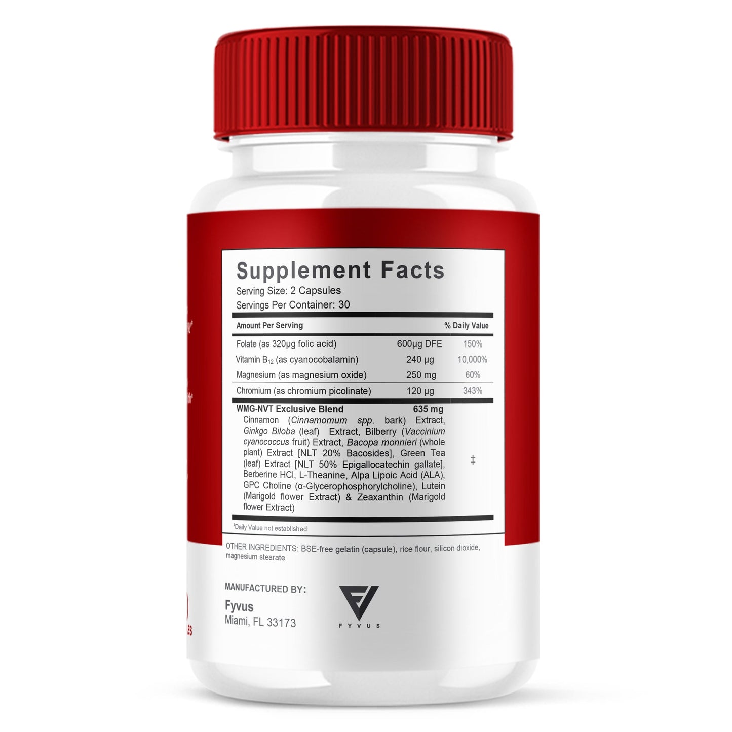 Gluco Vita Glycogen Support Capsules - Vitamin Place - Blood Sugar Capsules