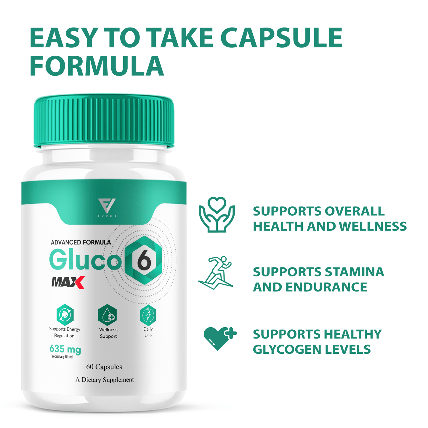 Gluco6 Max Glycogen Support Capsules - Vitamin Place - Blood Sugar Capsules