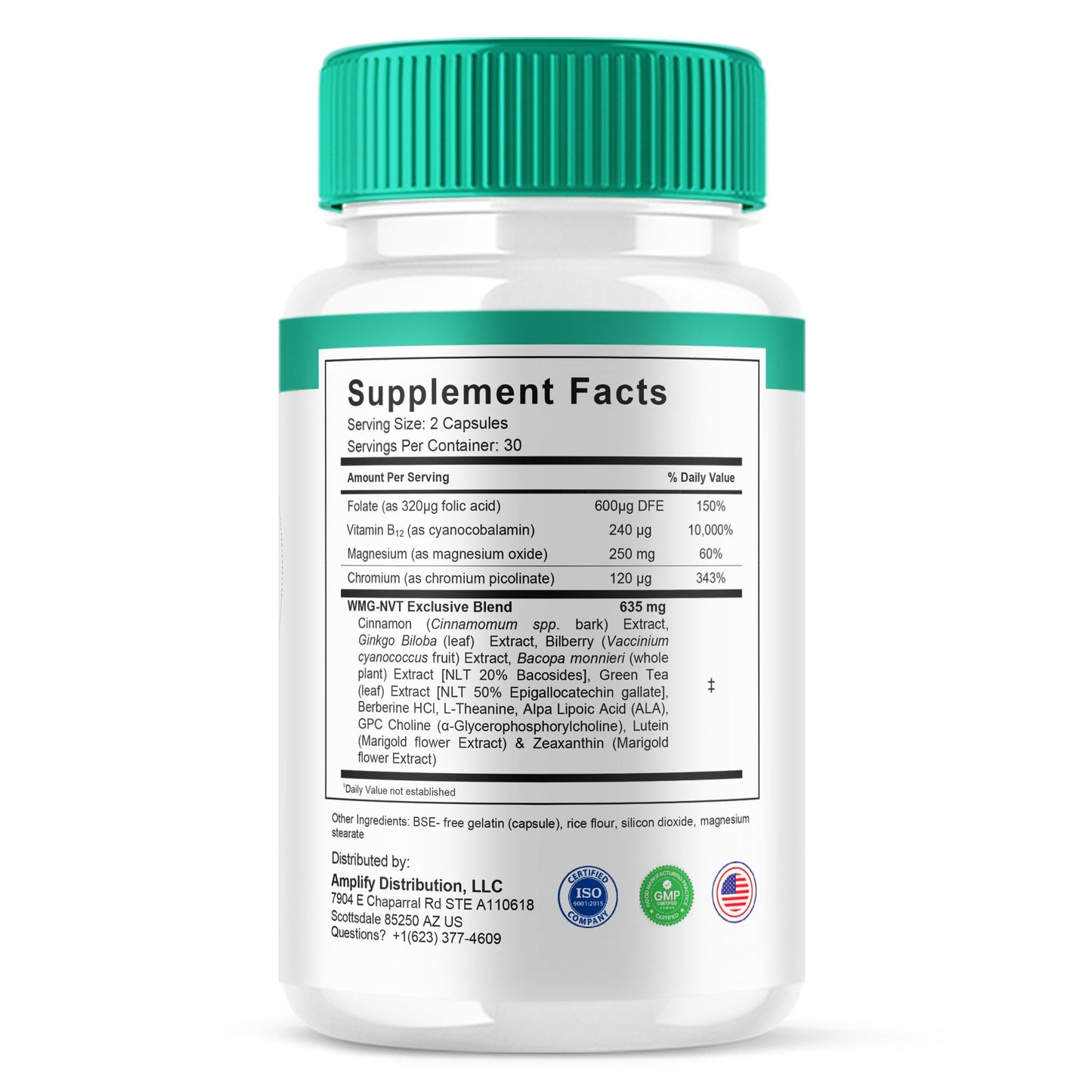 Gluco6 Max Glycogen Support Capsules - Vitamin Place - Blood Sugar Capsules