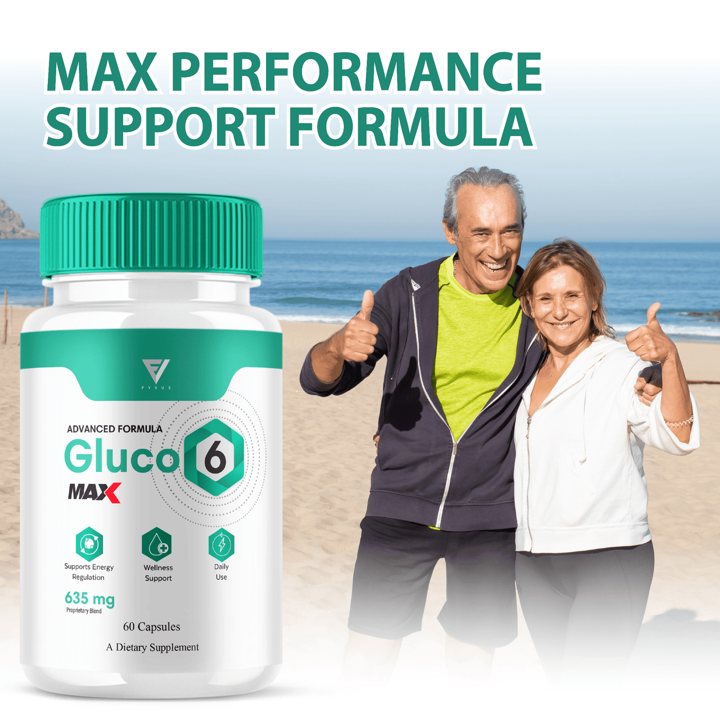 Gluco6 Max Glycogen Support Capsules - Vitamin Place - Blood Sugar Capsules