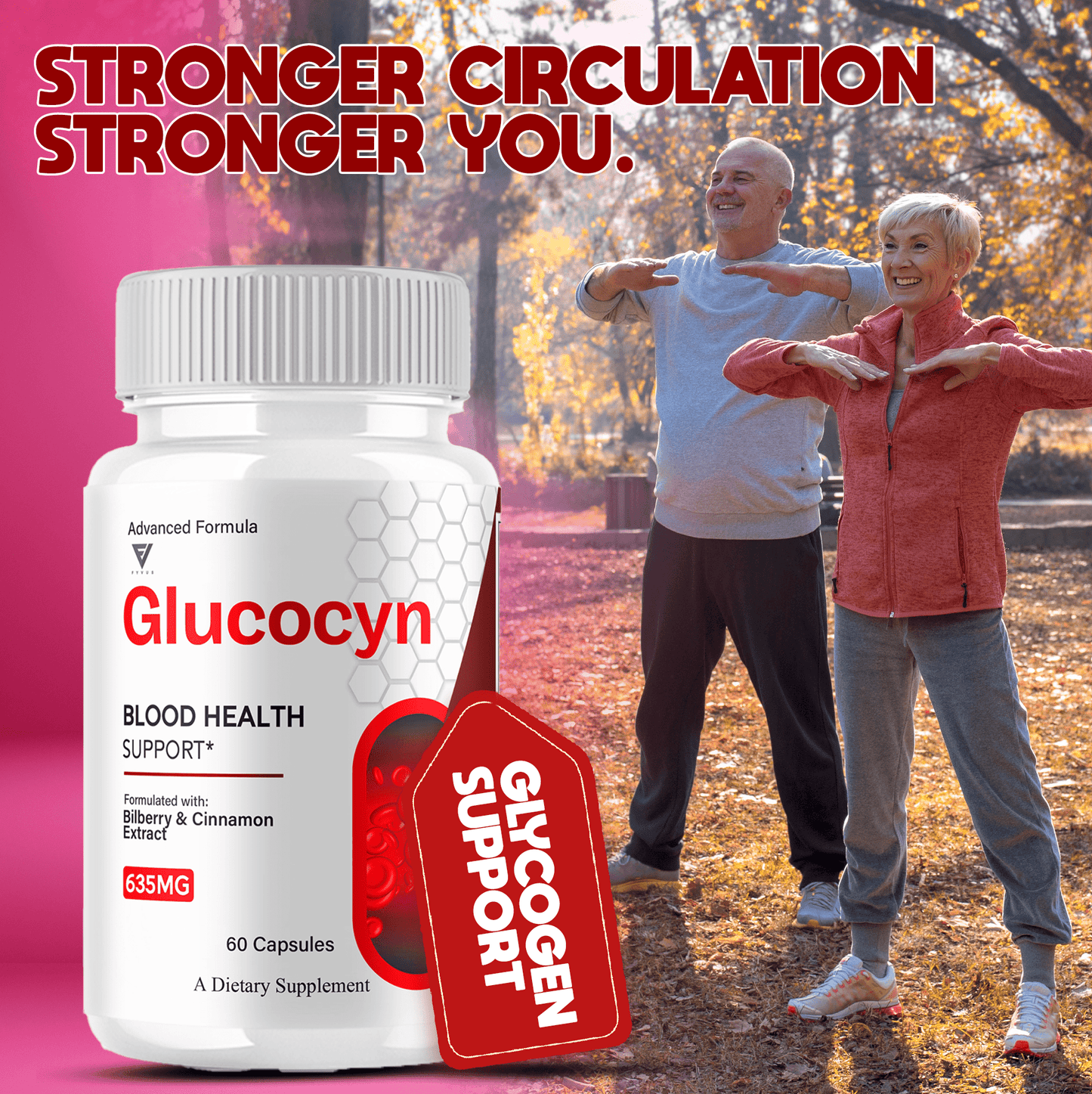 Glucocyn Glycogen Capsules - Vitamin Place - Blood Sugar Capsules