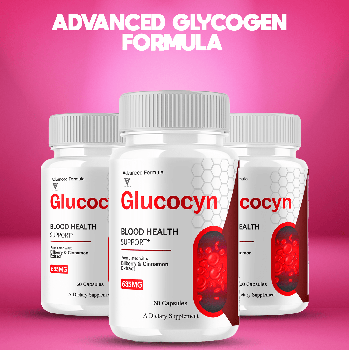 Glucocyn Glycogen Capsules - Vitamin Place - Blood Sugar Capsules