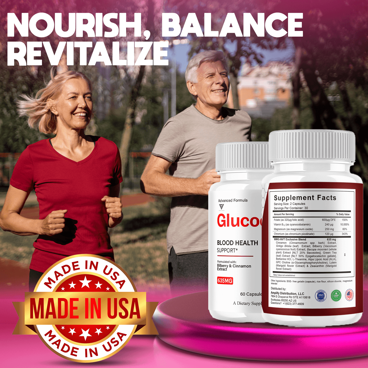 Glucocyn Glycogen Capsules - Vitamin Place - Blood Sugar Capsules