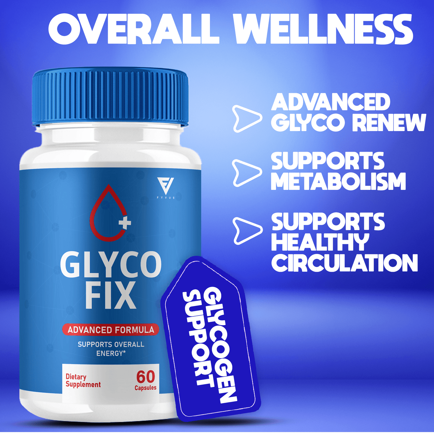 Glyco Fix Glycogen Support Capsules - Vitamin Place - Blood Sugar Capsules