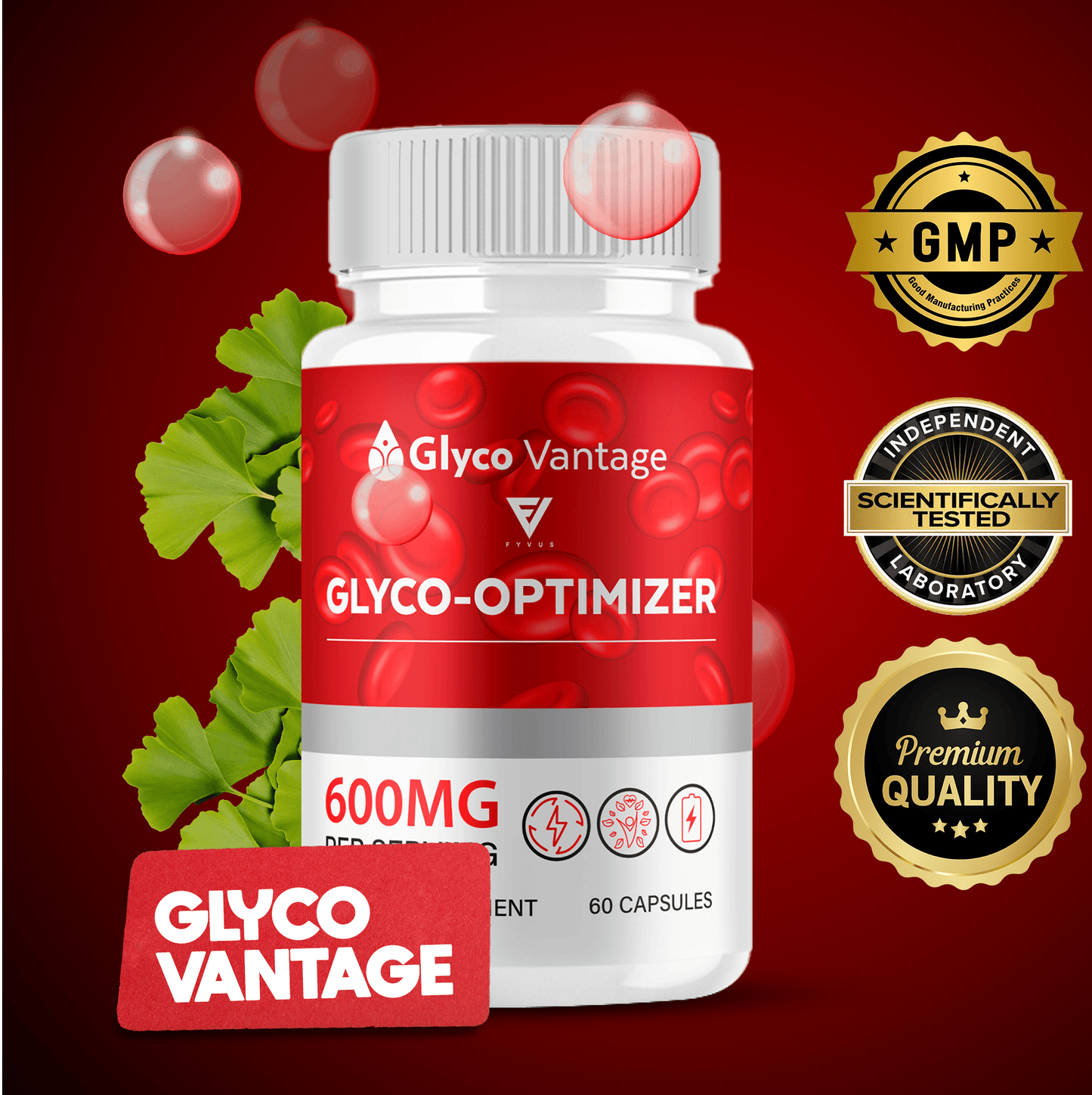 Glyco Vantage Glycogen Support Capsules - Vitamin Place - Blood Sugar Capsules
