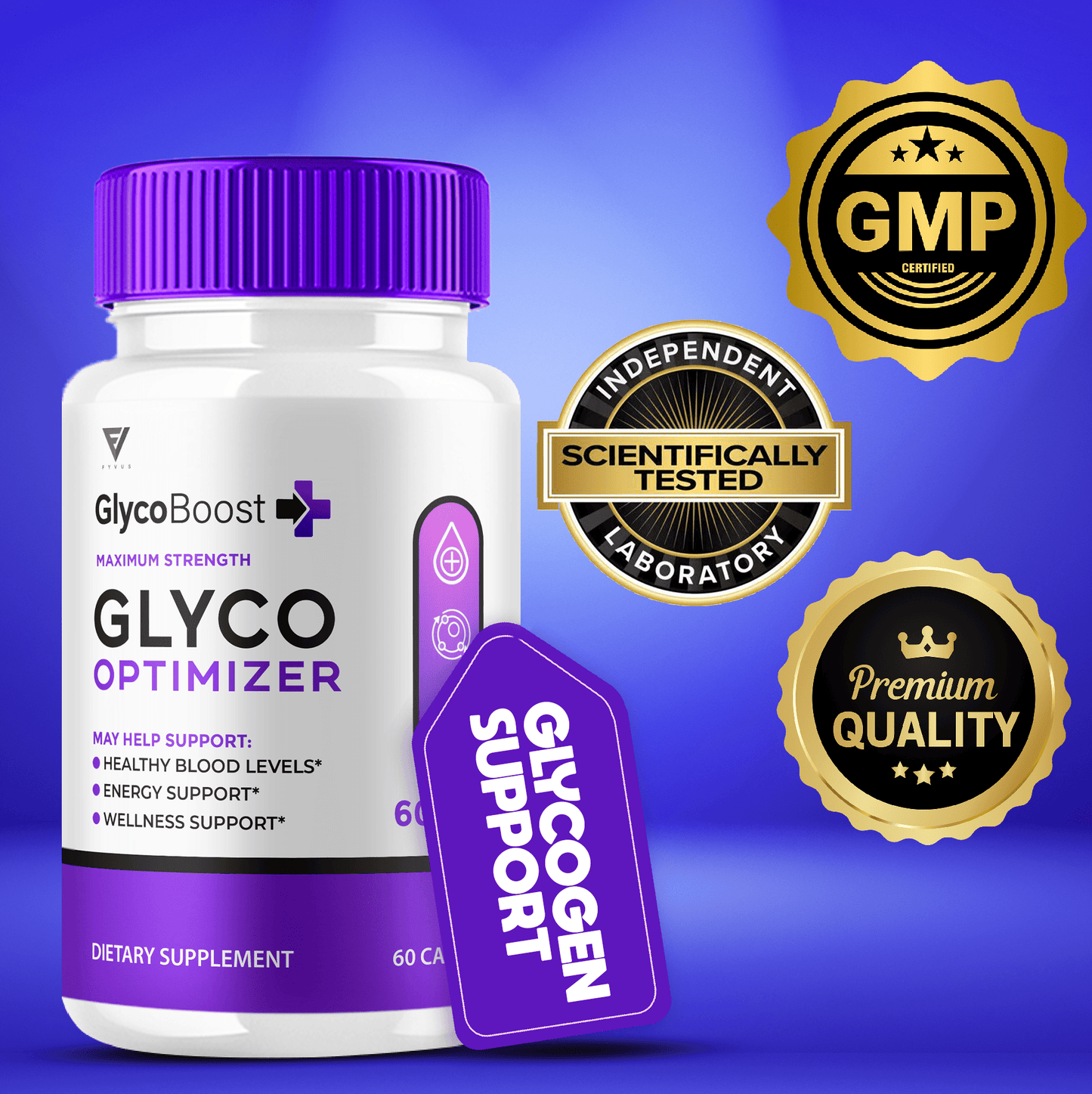 GlycoBoost Glycogen Support Capsules - Vitamin Place - Blood Sugar Capsules