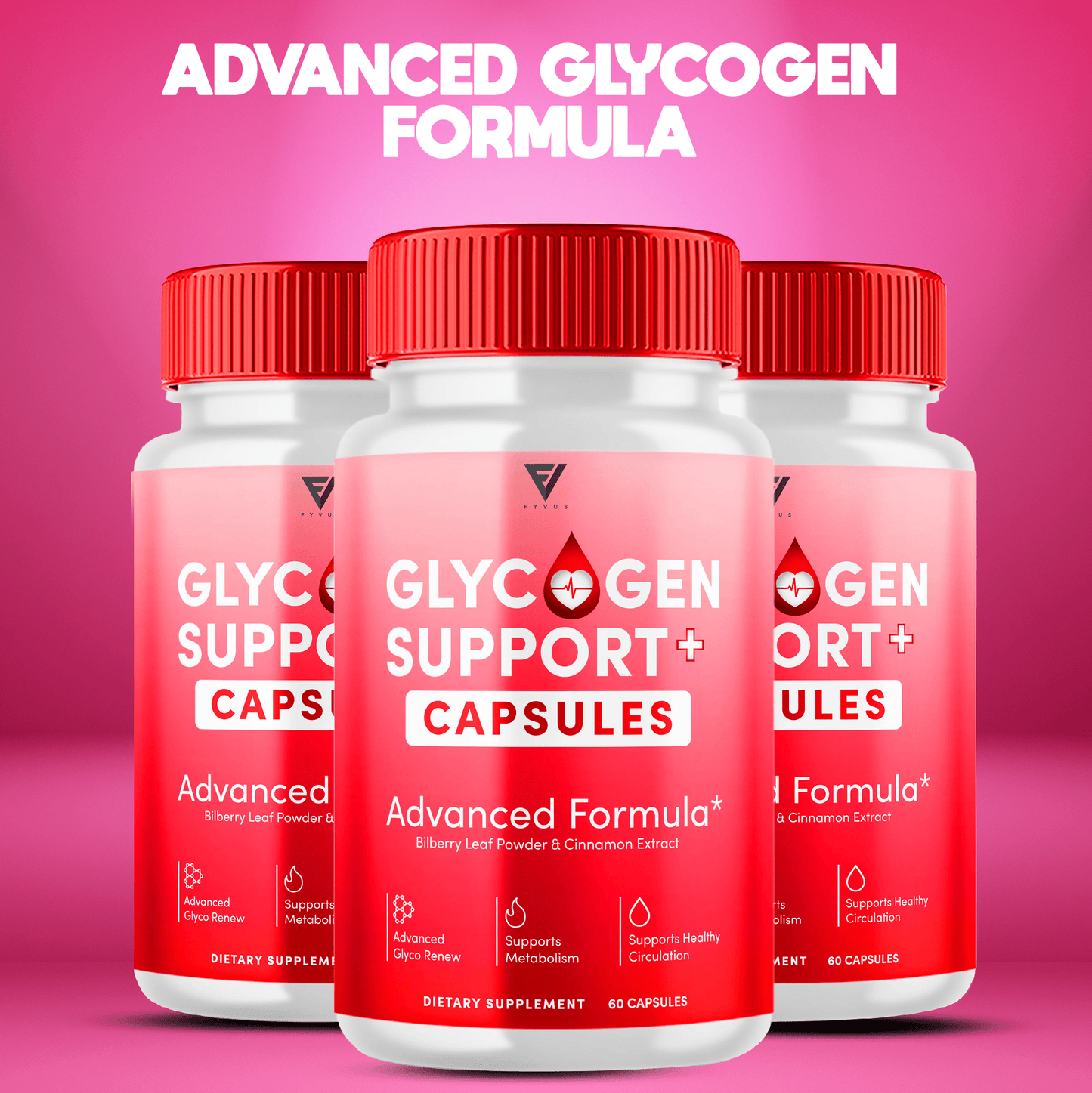 Glycogen Support Glycogen Capsules - Vitamin Place - Blood Sugar Capsules