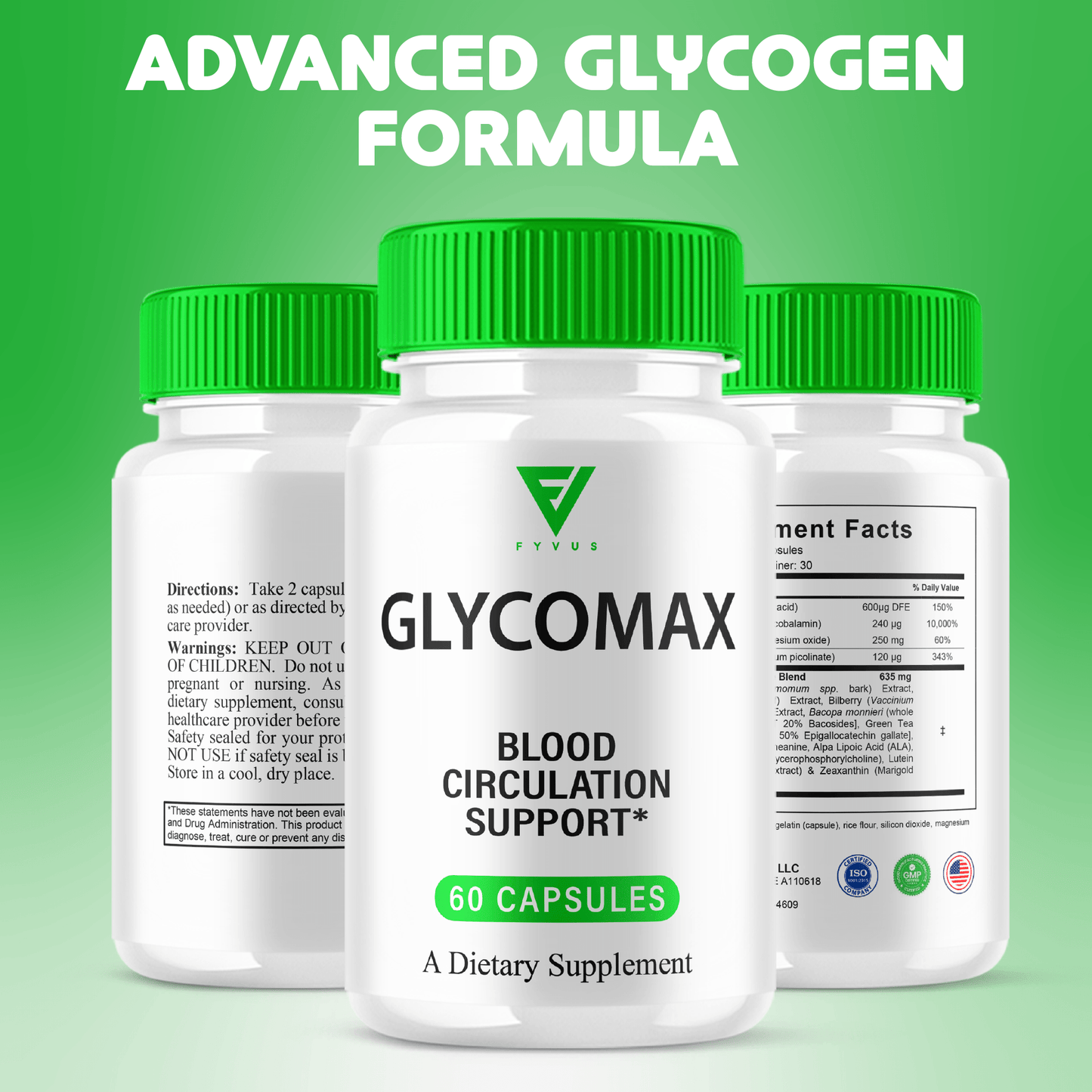 GlycoMax Glycogen Support Capsules - Vitamin Place