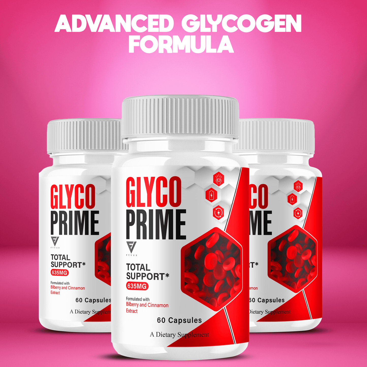 GlycoPrime Glycogen Capsules - Vitamin Place - Blood Sugar Capsules