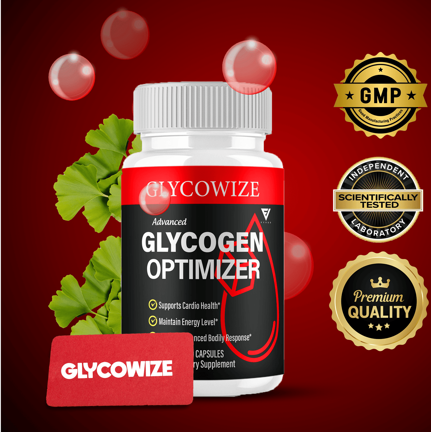 Glycowize Glycogen Support Capsules - Vitamin Place - Blood Sugar Capsules