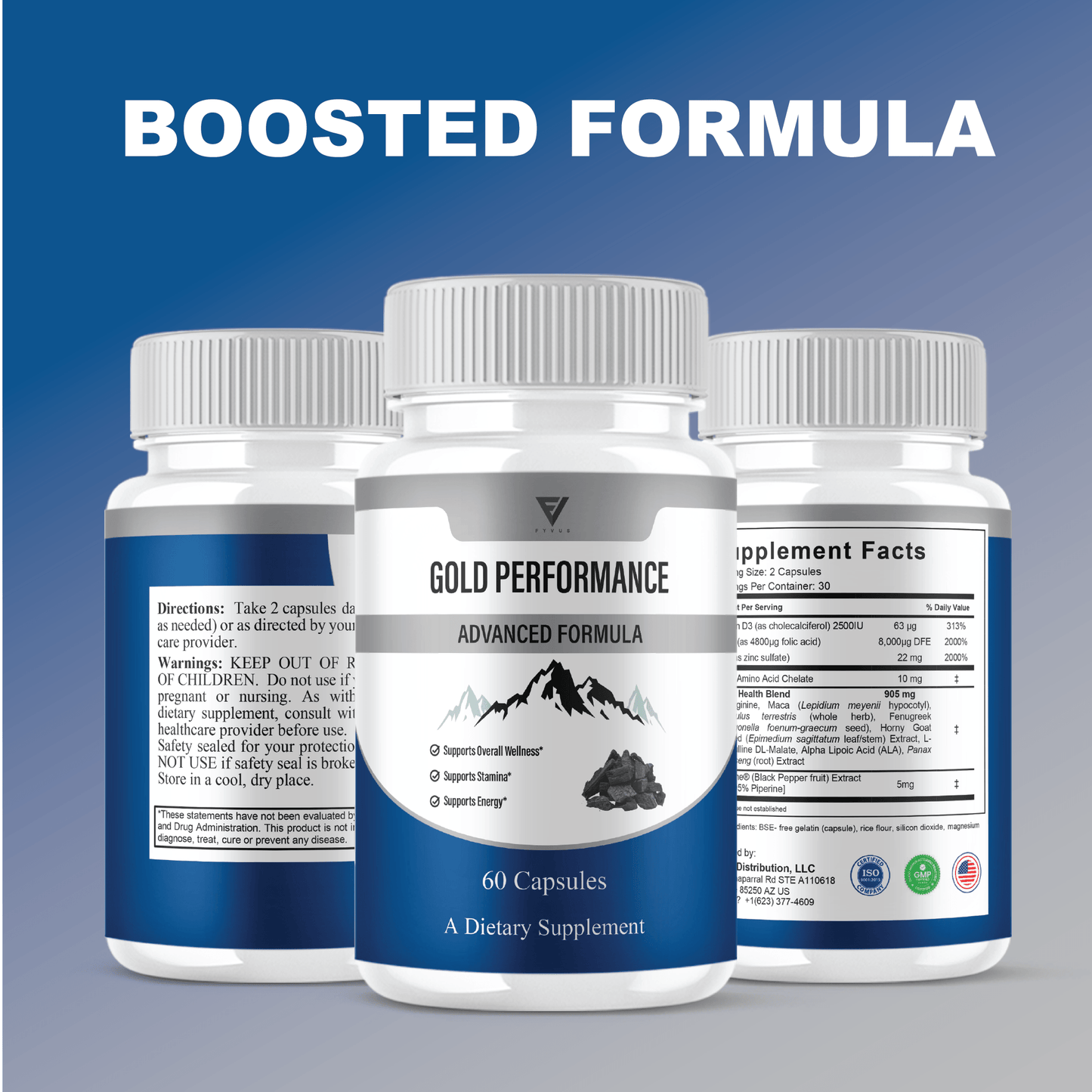 Gold Performance Capsules - Vitamin Place - Sports Nutrition