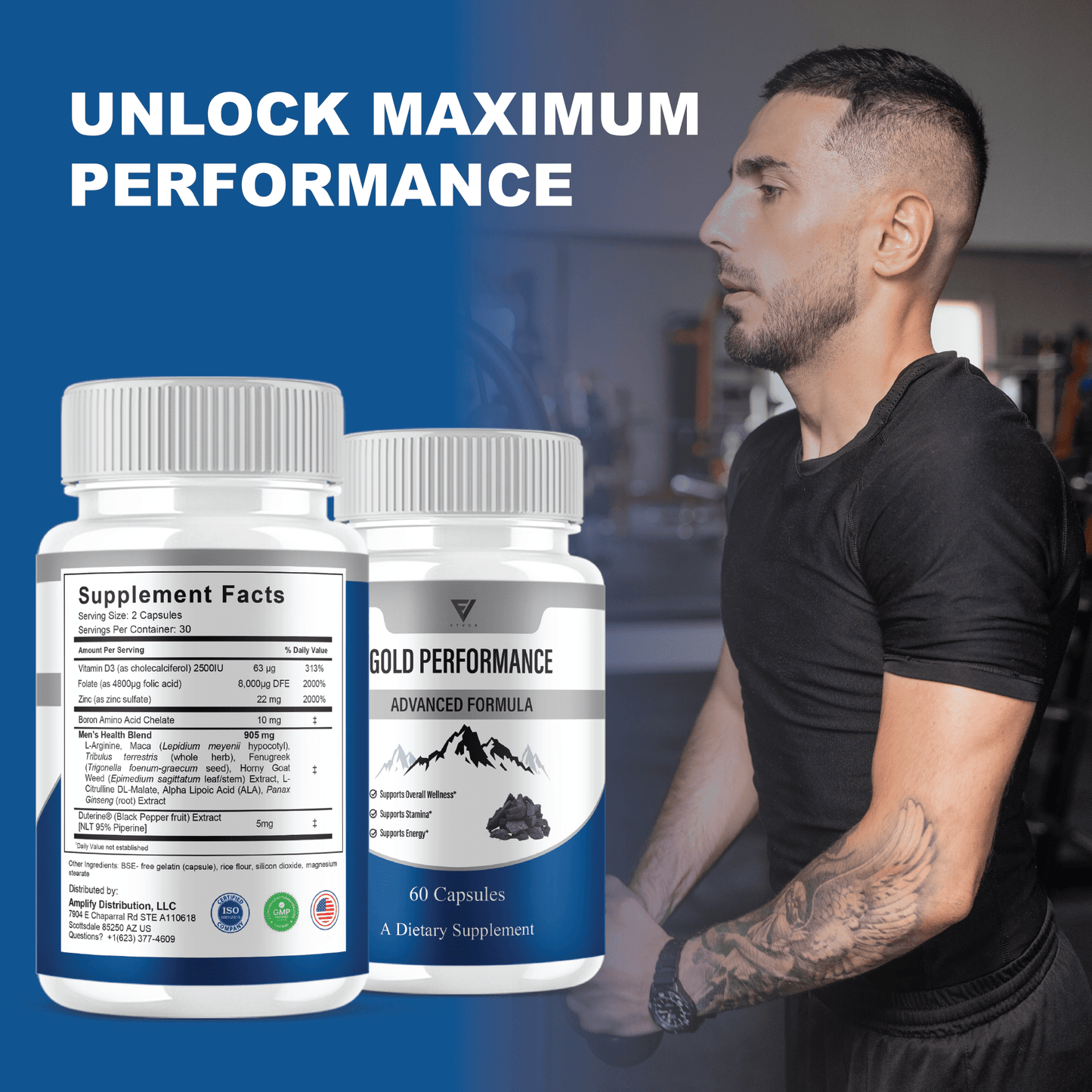 Gold Performance Capsules - Vitamin Place - Sports Nutrition