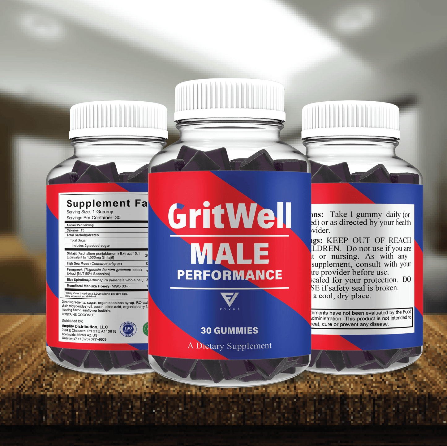 Gritwell Gummies - Vitamin Place - Men's Health