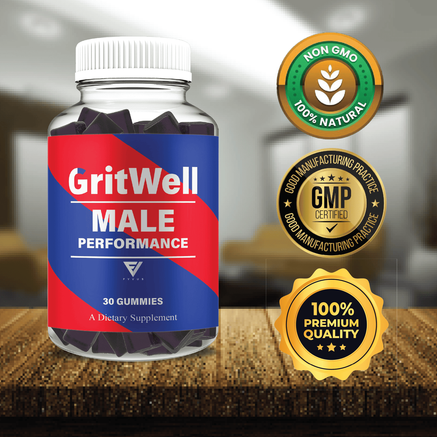 Gritwell Gummies - Vitamin Place - Men's Health
