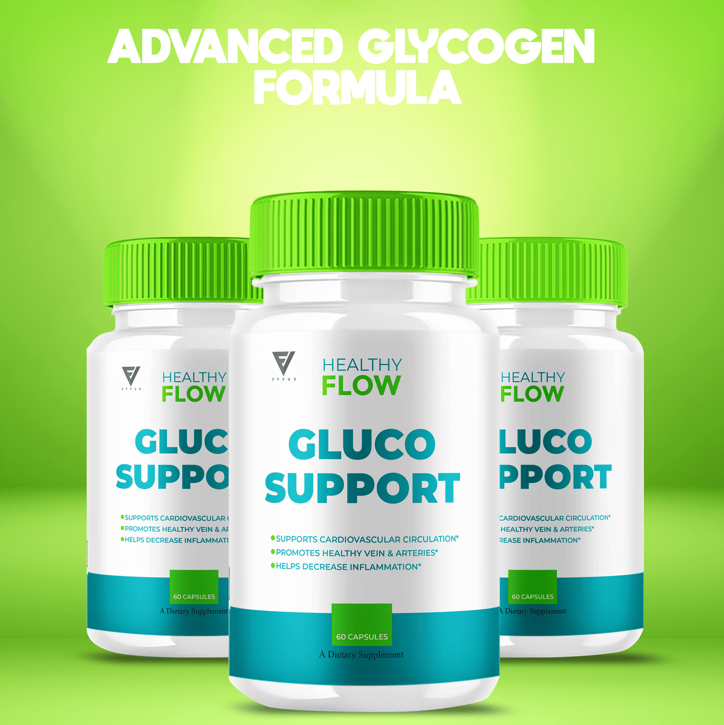 Healthy Flow Glycogen Capsules - Vitamin Place - Blood Sugar Capsules