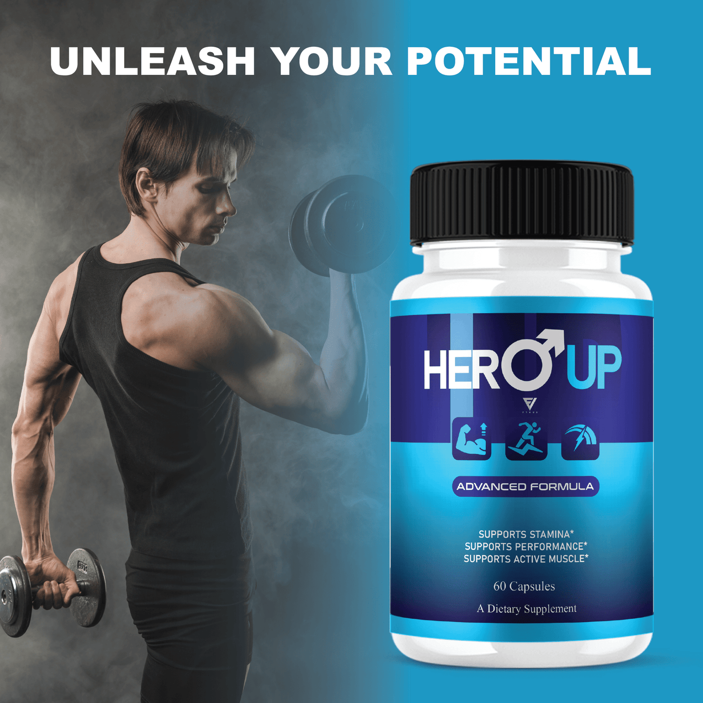 Hero Up Capsules - Vitamin Place - Sports Nutrition