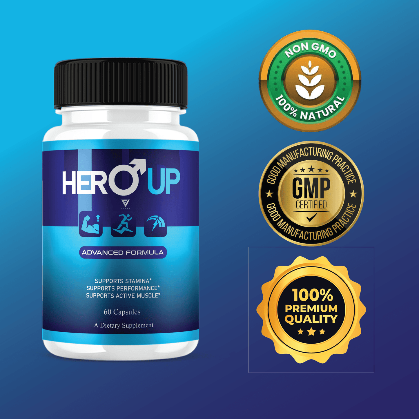 Hero Up Capsules - Vitamin Place - Sports Nutrition