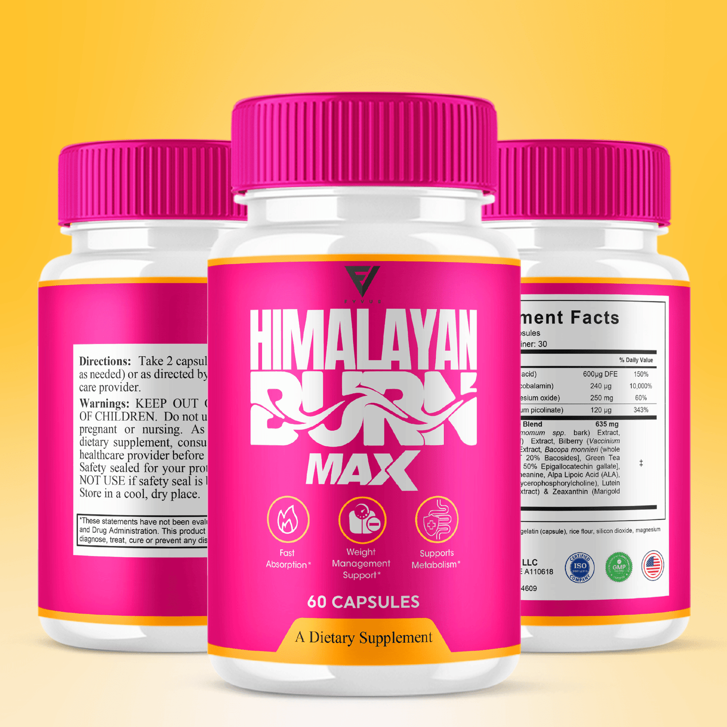 Himalayan Burn Max Capsules - Vitamin Place - Keto Capsules