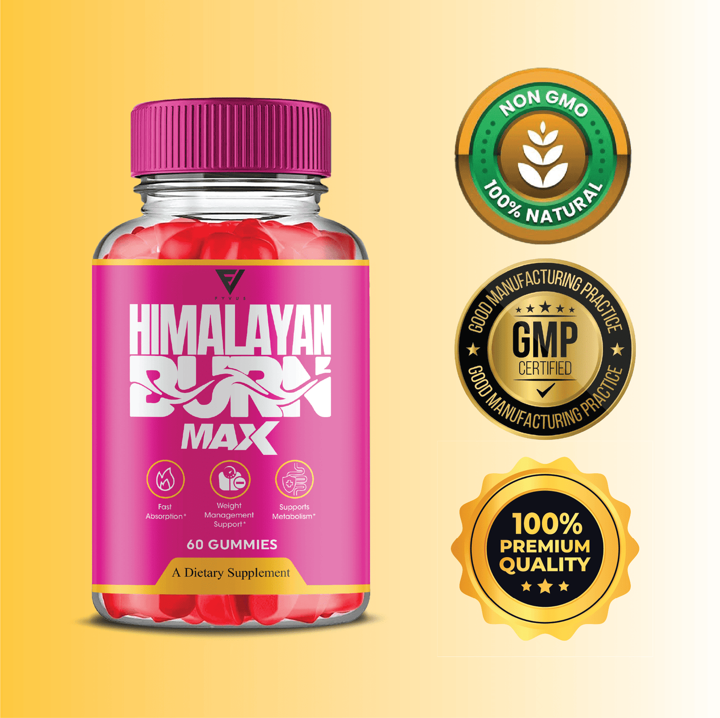 Himalayan Burn Max Gummies - Vitamin Place