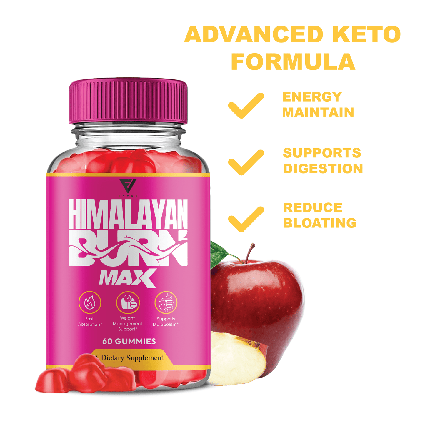Himalayan Burn Max Gummies - Vitamin Place
