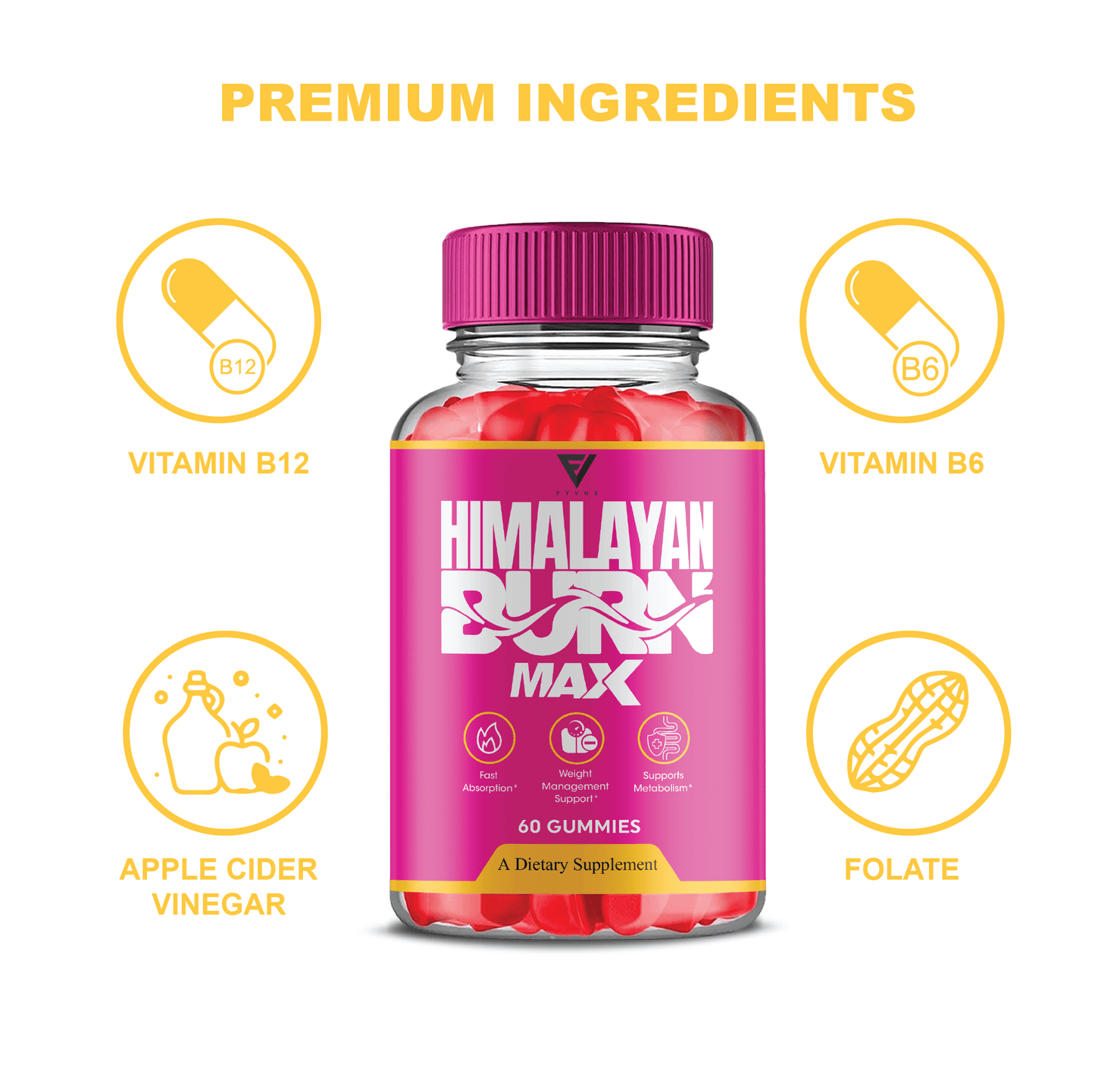 Himalayan Burn Max Gummies - Vitamin Place