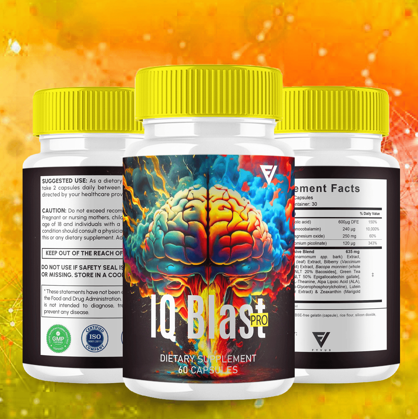 IQ Blast Pro Nootropic Capsules - Vitamin Place - Nootropic