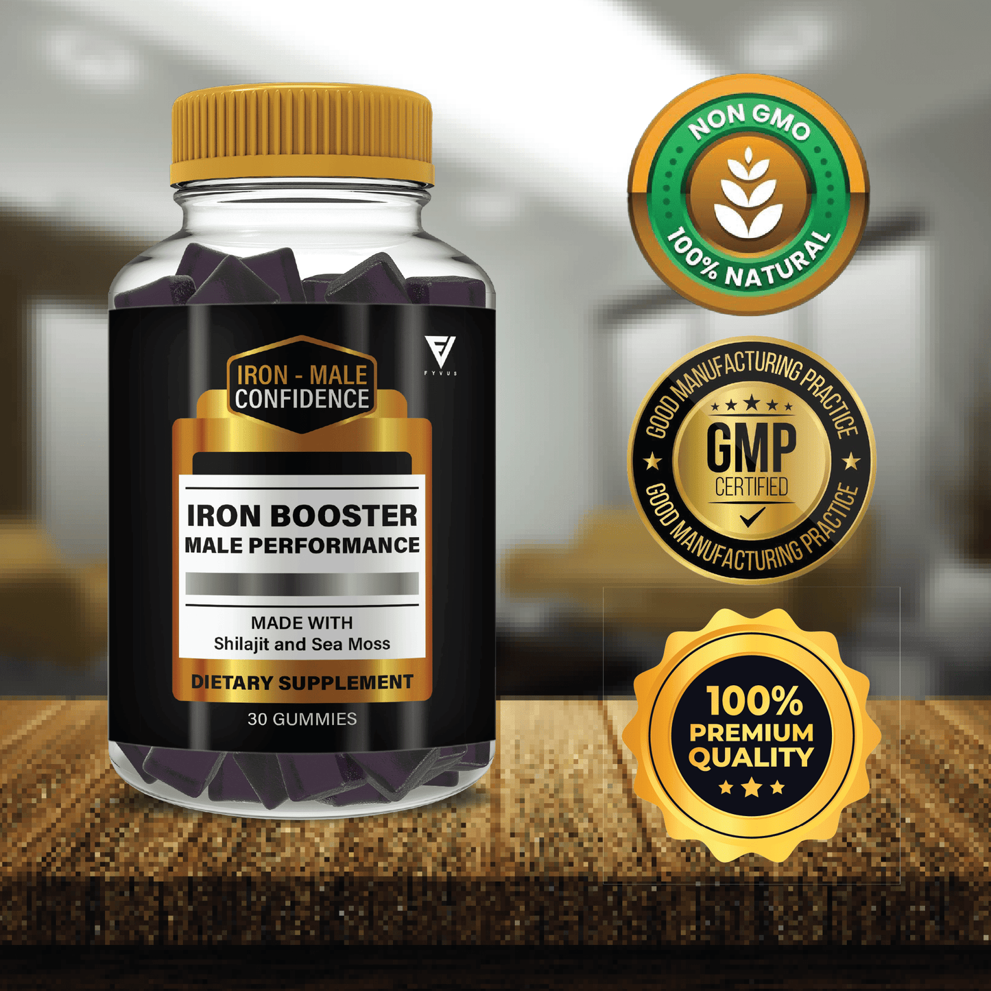 Iron Booster Male Gummies - Vitamin Place - Sports Nutrition